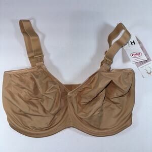 Anita Maternity Underwired Nursing Bra Size 34 H Skin Color Drop Cup Front NWT!